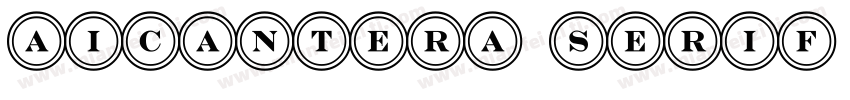 AIcantera Serif SS字体转换